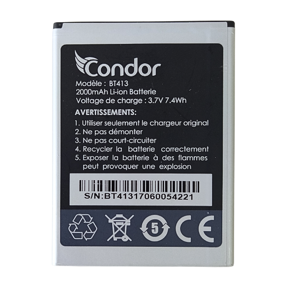 BATTERIE ORIGINAL CONDOR GRIFFE T1